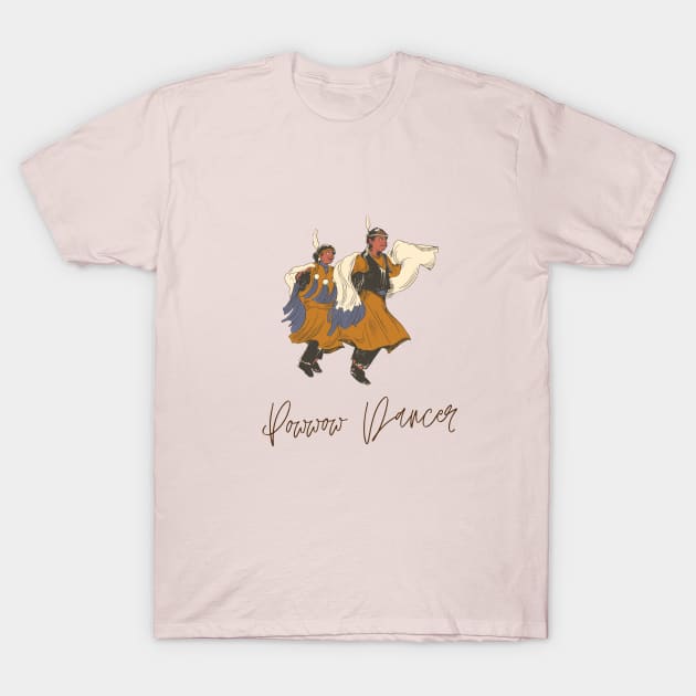 Powwow Dancer T-Shirt by Eyanosa